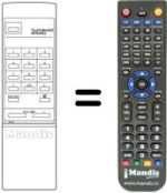 Replacement remote control A76G090020