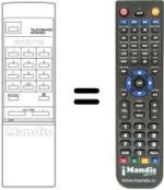 Replacement remote control Sinudyne MONITOR 1509