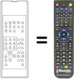 Replacement remote control RC / OSD