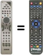 Replacement remote control Teleavia 44 DLY 644