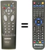 Replacement remote control Hifivox ORANGE