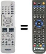 Replacement remote control RCT 192 DB1