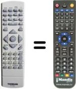 Replacement remote control RCT 195 DB1