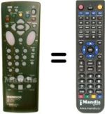 Replacement remote control Hifivox 28 DG 22 C