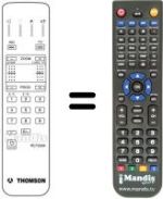 Replacement remote control Hifivox 72 DF 68 LN