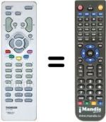 Replacement remote control Teleavia DTI 551