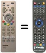 Replacement remote control Teleavia 32 LB 125 B5U
