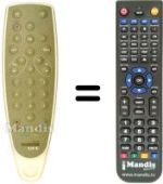 Replacement remote control Teleavia XINOX TV