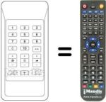 Replacement remote control RCT 3403 S