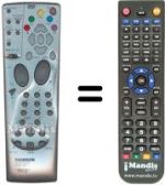 Replacement remote control RCT 443 MNS
