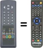 Replacement remote control Goldstar CB 14E80