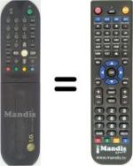 Replacement remote control LG CB 14F84
