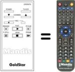 Replacement remote control LG RL 42 E