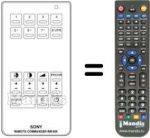 Replacement remote control RM-609