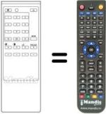 Replacement remote control RM-622