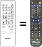 Replacement remote control RM-636