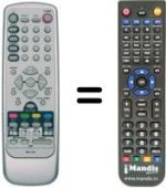Replacement remote control EASY LIVING V 30 DMBT