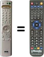 Replacement remote control Sony KE-P42 M1
