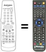 Replacement remote control RM 05401