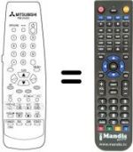 Replacement remote control RM 05403