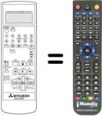 Replacement remote control RM 16-36605