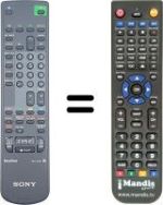 Replacement remote control Sony KV-14 V4U