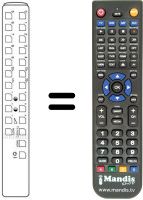 Replacement remote control RRMCG 0234 CESA