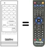 Replacement remote control RV 15A