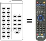 Replacement remote control SENSOR REM.CONT.16 FACH