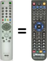 Replacement remote control Sony KV-24 LS35
