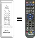 Replacement remote control SS 9000 ASTRA