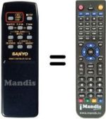 Replacement remote control Sanyo VMRZ-1P
