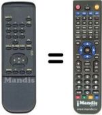 Replacement remote control T 26