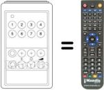 Replacement remote control SUPERSONIC 300
