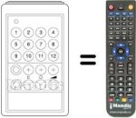 Replacement remote control SUPERSONIC 303