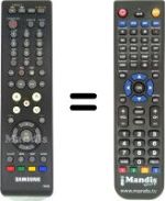 Replacement remote control Samsung SMT T5040