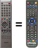 Replacement remote control Sanyo CE 27LC4 C
