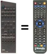 Replacement remote control T 550