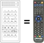 Replacement remote control T 720