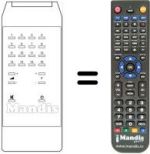 Replacement remote control T848