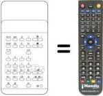 Replacement remote control TC 102