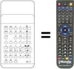 Replacement remote control TC 113