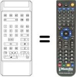 Replacement remote control TC 105