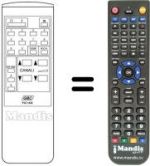 Replacement remote control Gbc TVC 1432