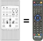 Replacement remote control 75 6194
