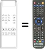Replacement remote control TC 200