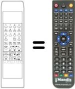 Replacement remote control TC 20050