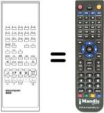 Replacement remote control Sinudyne FAUNO 1601
