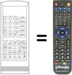 Replacement remote control TC 7075