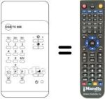 Replacement remote control TC 900